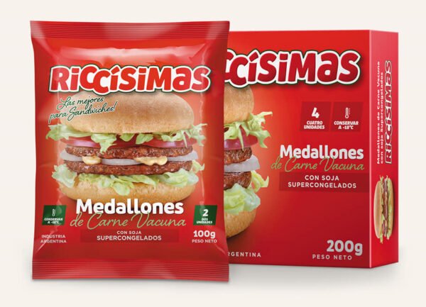 MEDALLON DE CARNE RICCISIMAS X2 X100GR