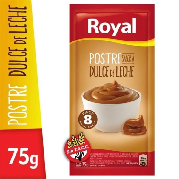 POSTRE ROYAL DULCE DE LECHE X75GR